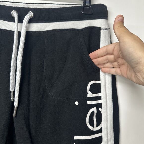 Calvin Klein Women's Sweatpants Size Small Black Joggers 33" Waist - Picture 6 of 9